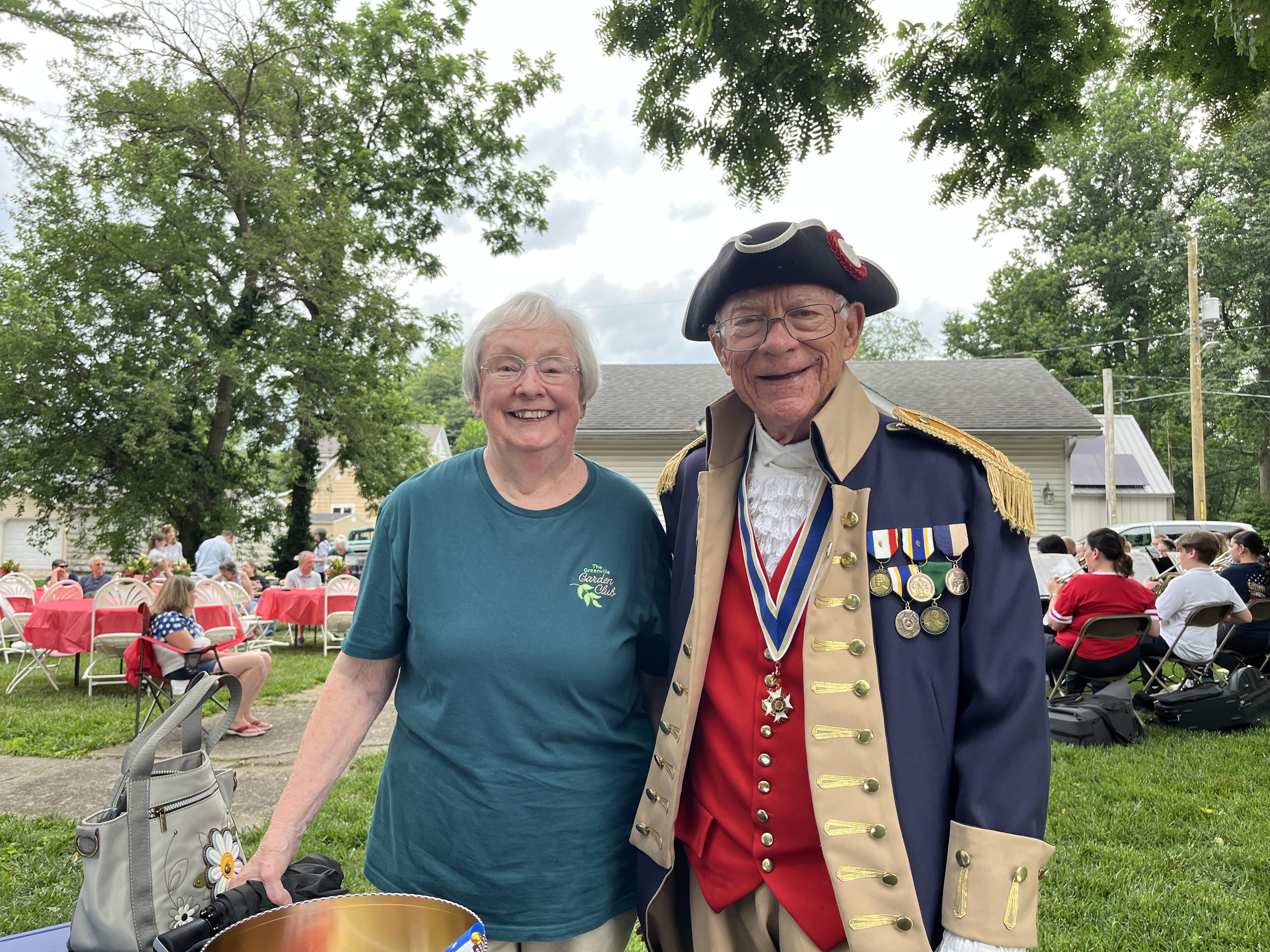 America 250 Garden Party celebration on the museum grounds